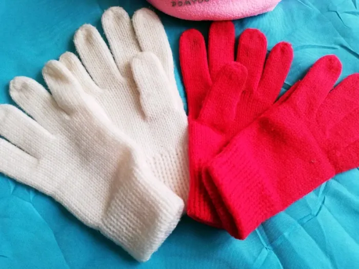 Lot bonnet et gants fille - photo numéro 2