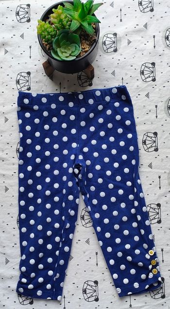 Legging à pois taille 18 mois