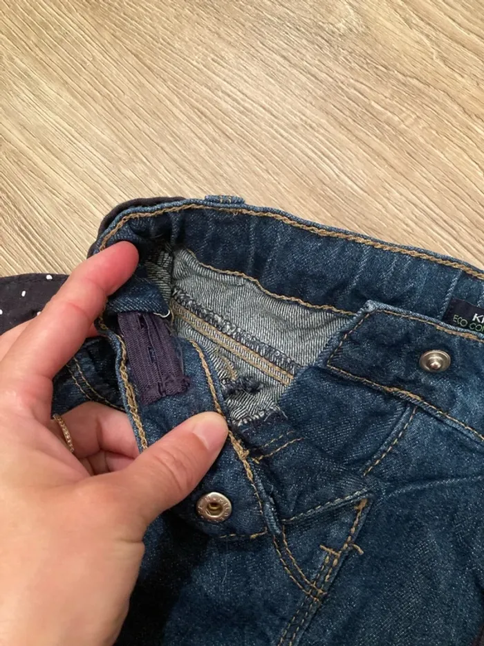 Short en jean kiabi 24 mois 83-89 cm - photo numéro 4