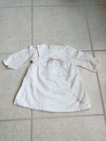 Ensemble robe et tshirt manches longues 1 mois