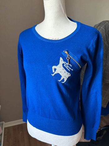 Pull cerf bleu