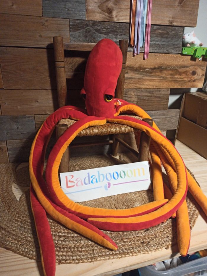 peluche pieuvre poulpe nature planet tbe