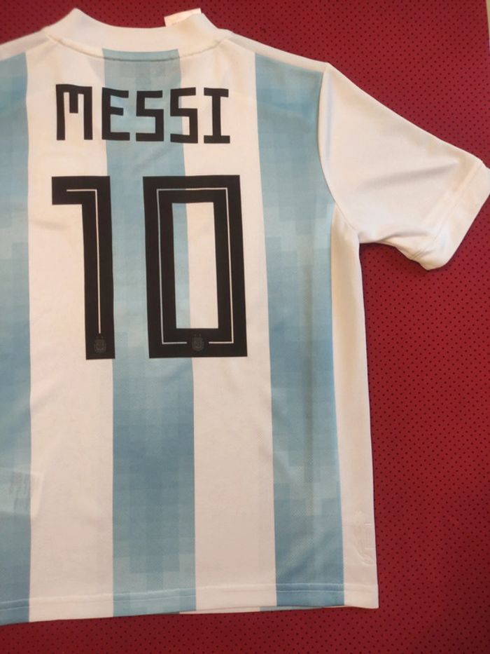 Maillot de foot Messi Argentine, Adidas Authentique Officiel taille enfant 9/10 ans - photo numéro 15