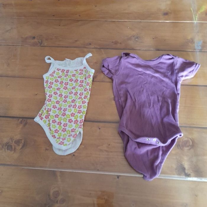 Lot de 2 body été fille 18 mois