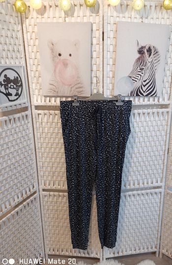 💕Jolie pantalon fluide imprimé fleuri femme TL / 40 la halle 💕