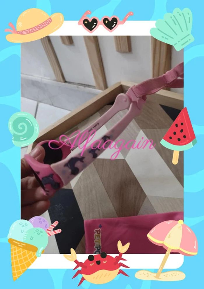 Lunettes de soleil roses - photo numéro 5