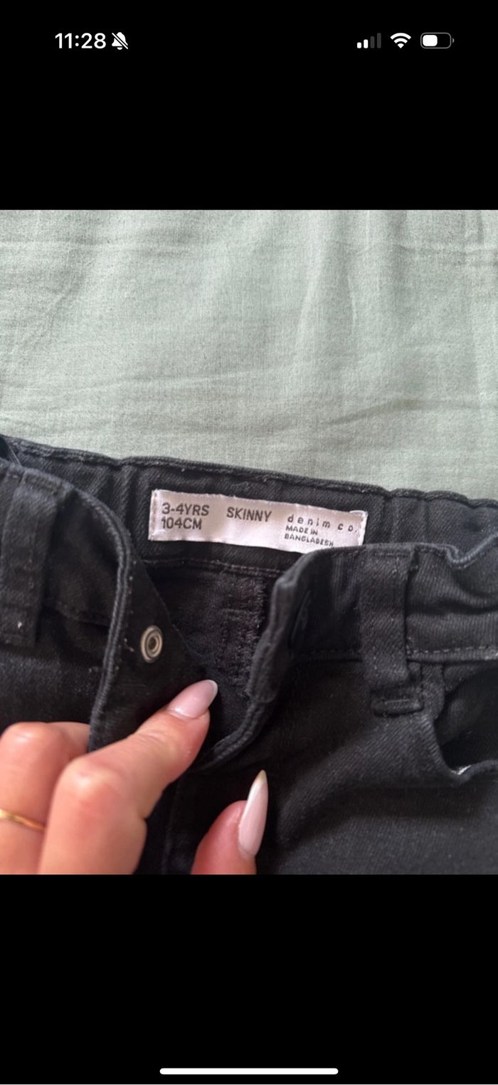 Jean skinny noir garçon 3/4 - photo numéro 2