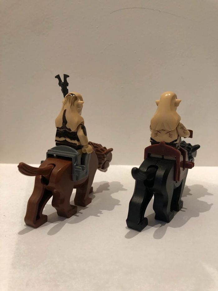 Figurine type lego Azog et Bolg sur Warg. le seigneur des anneaux/Hobbit - photo numéro 4