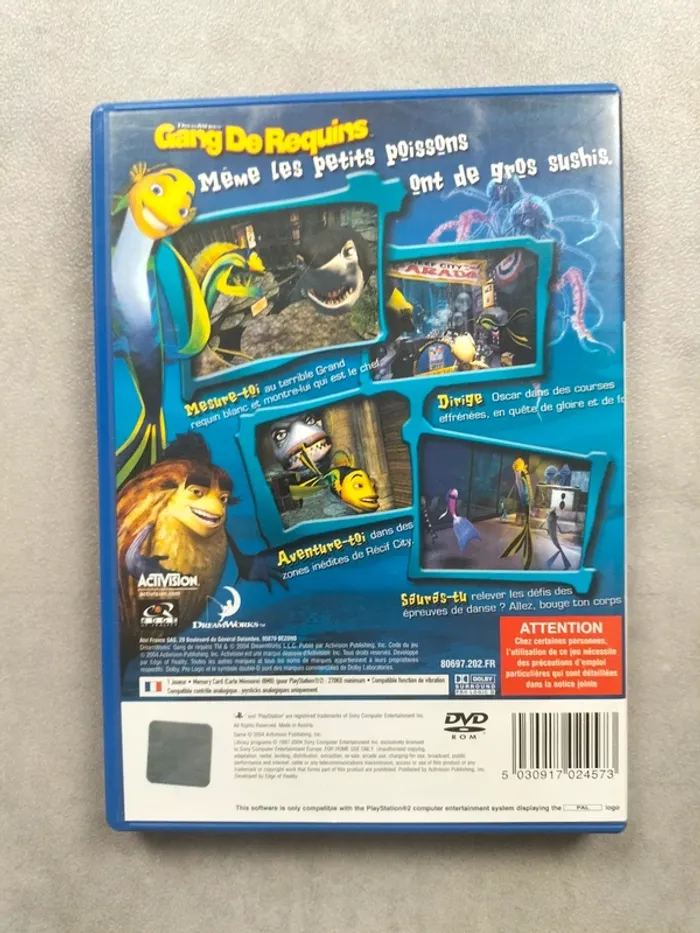 Jeu PS2 – Gang de Requins - photo numéro 2