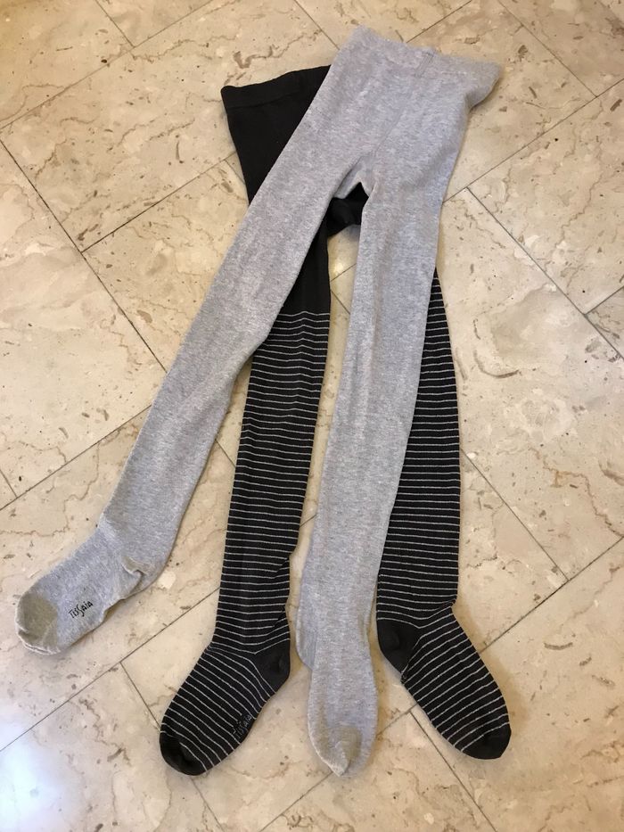 Lot de 2 collants laine pointure 31-34
