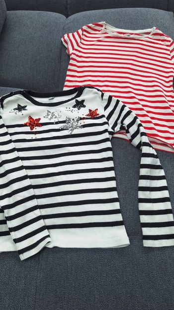 2 marinières 6 ans + 1 offert