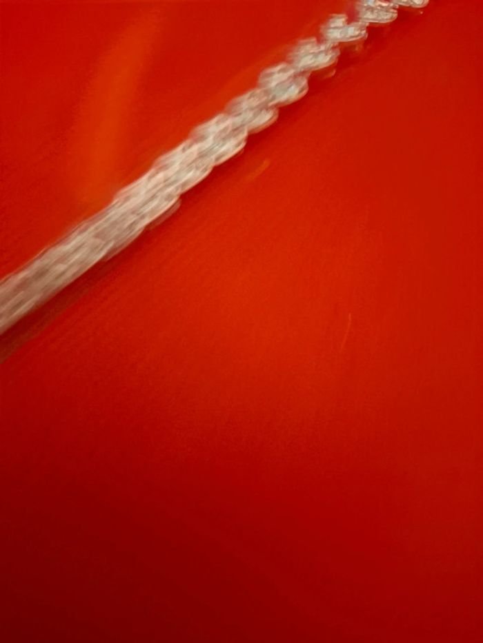 Bracelet acier métal argenté neuf avec etiquette avec oxydes de zirconium blancs - photo numéro 5