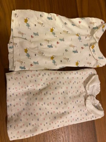 Hauts filles coton manches longues 12 mois Monoprix