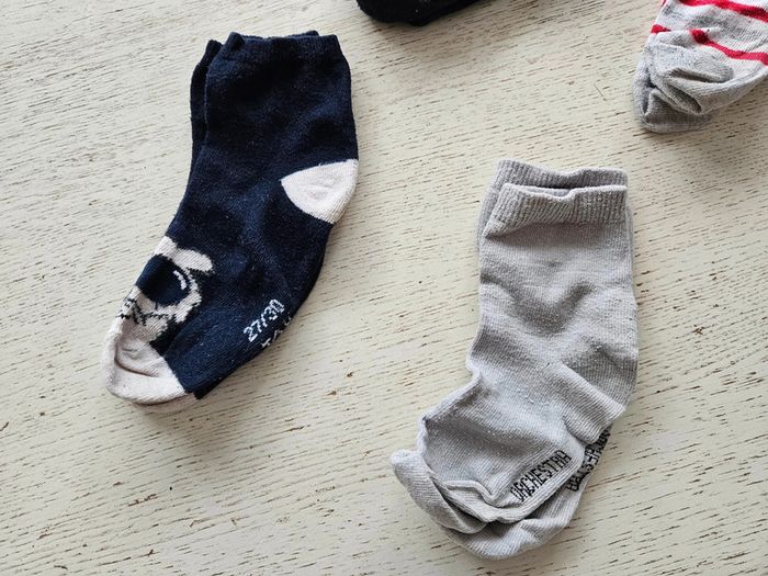 Lot de 5 chaussettes enfants tailles 21-30, confortables et colorées, pour enfant 3 ans - photo numéro 5