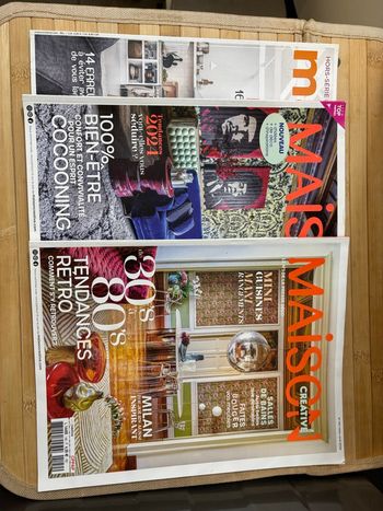 Lot 3 magazines maison créative 2024