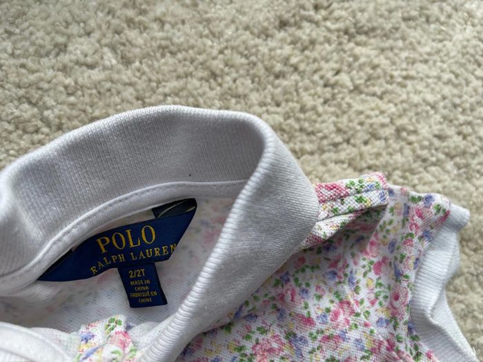 T-shirt polo fleuris Polo Ralph Lauren 🌻 - photo numéro 3