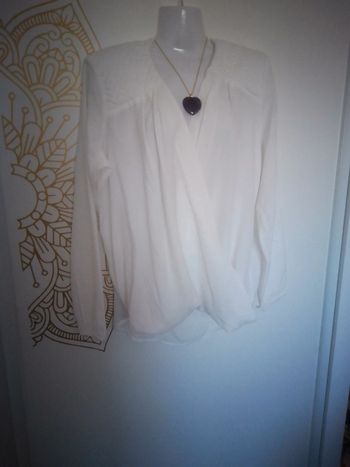 Blouse blanche féminine rainbow taille 46