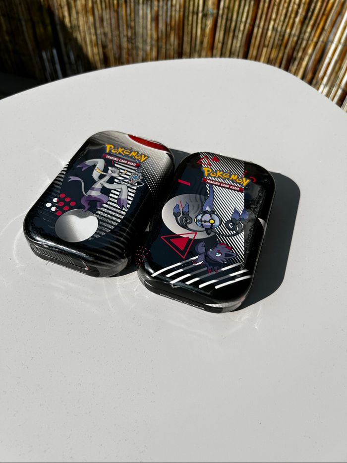 MiniTins Pokémon Flamme Blanche et Foudre Noir EV10.5 - photo numéro 2