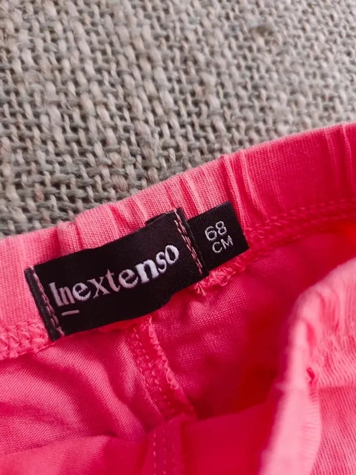 Lot de deux bas leggings fille 6 mois excellent état - photo numéro 4