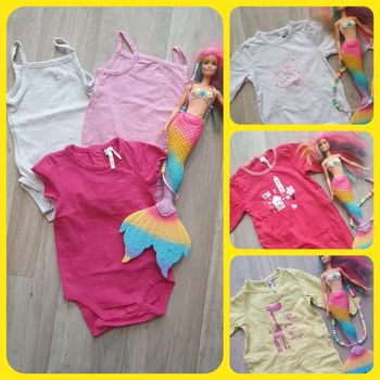Lot pyjamas léger bodies bretelle manche courte 3 mois envoie rapide