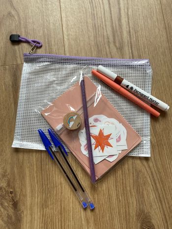 Kit rentrée violet beige