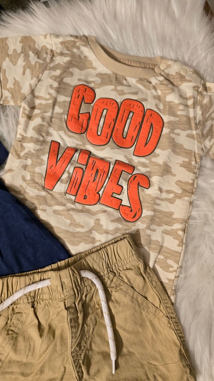 Neufs (non portés) 💙🤩😍 teeshirts mc et short 18mois garçon 😍🤩💙 - photo numéro 3