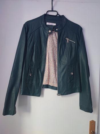 Veste perfecto femme taille 40 simili cuir 
