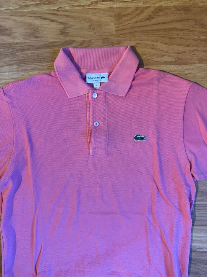Polo Lacoste rose - photo numéro 2