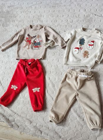 2 ensembles chauds garçon thème Noël 🎅 taille 12-18 mois (86cm)