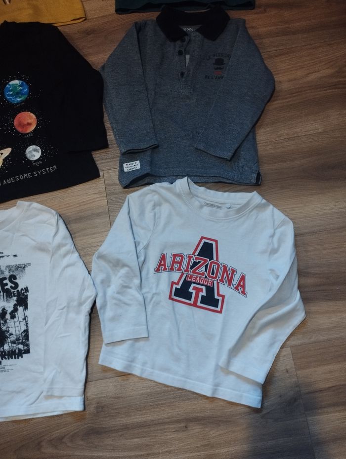 Lot t-shirts manches longues garçon - photo numéro 3