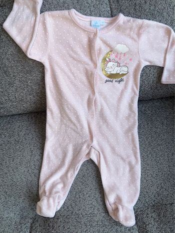 Pyjama grenouillère rose Disney