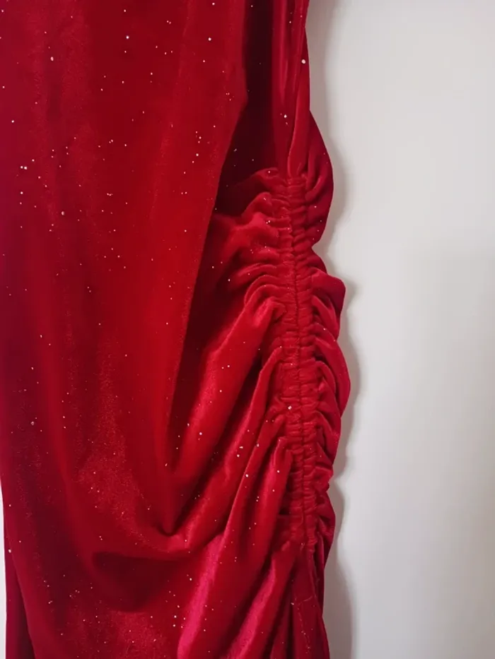 Robe longue velours - photo numéro 2