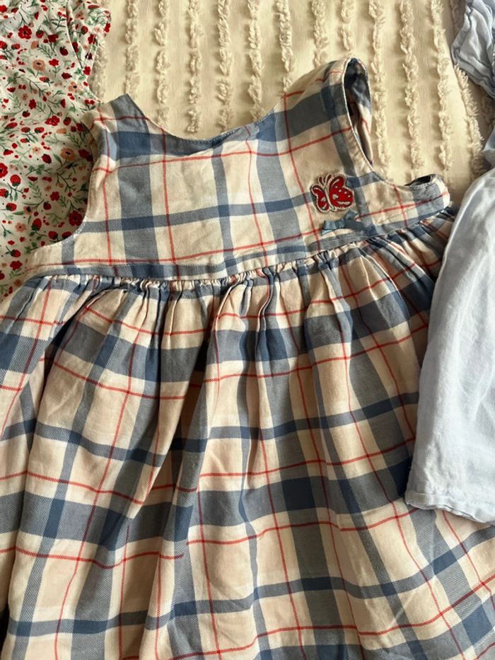 Lot de 3 Robe et bloomer 9 mois - photo numéro 3