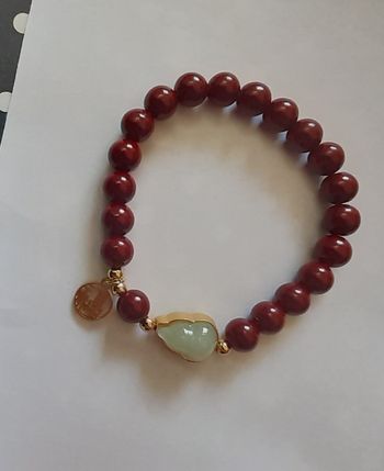 Bracelet en pierre naturelle et perle jade 