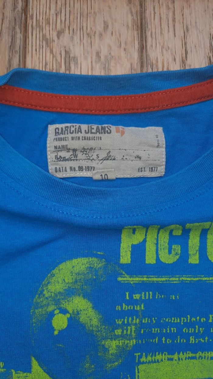 Tee shirt garcia jeans 10 ans - photo numéro 3