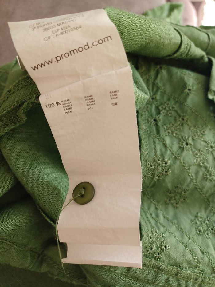 Chemise Promod verte T40 - photo numéro 7