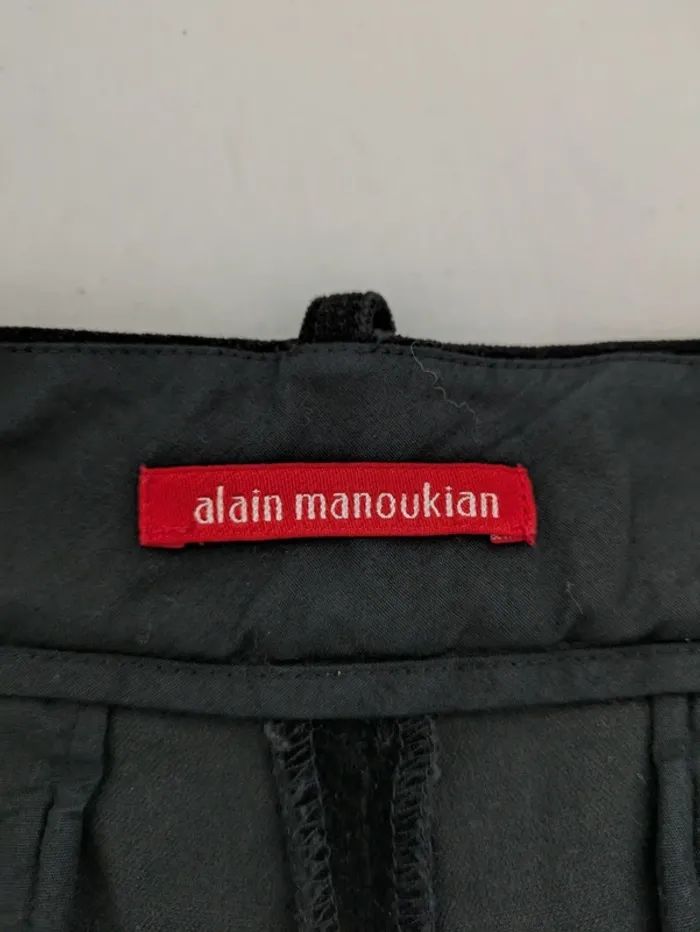 Short hiver en velours noir - Alain Manoukian - taille 42 - photo numéro 4