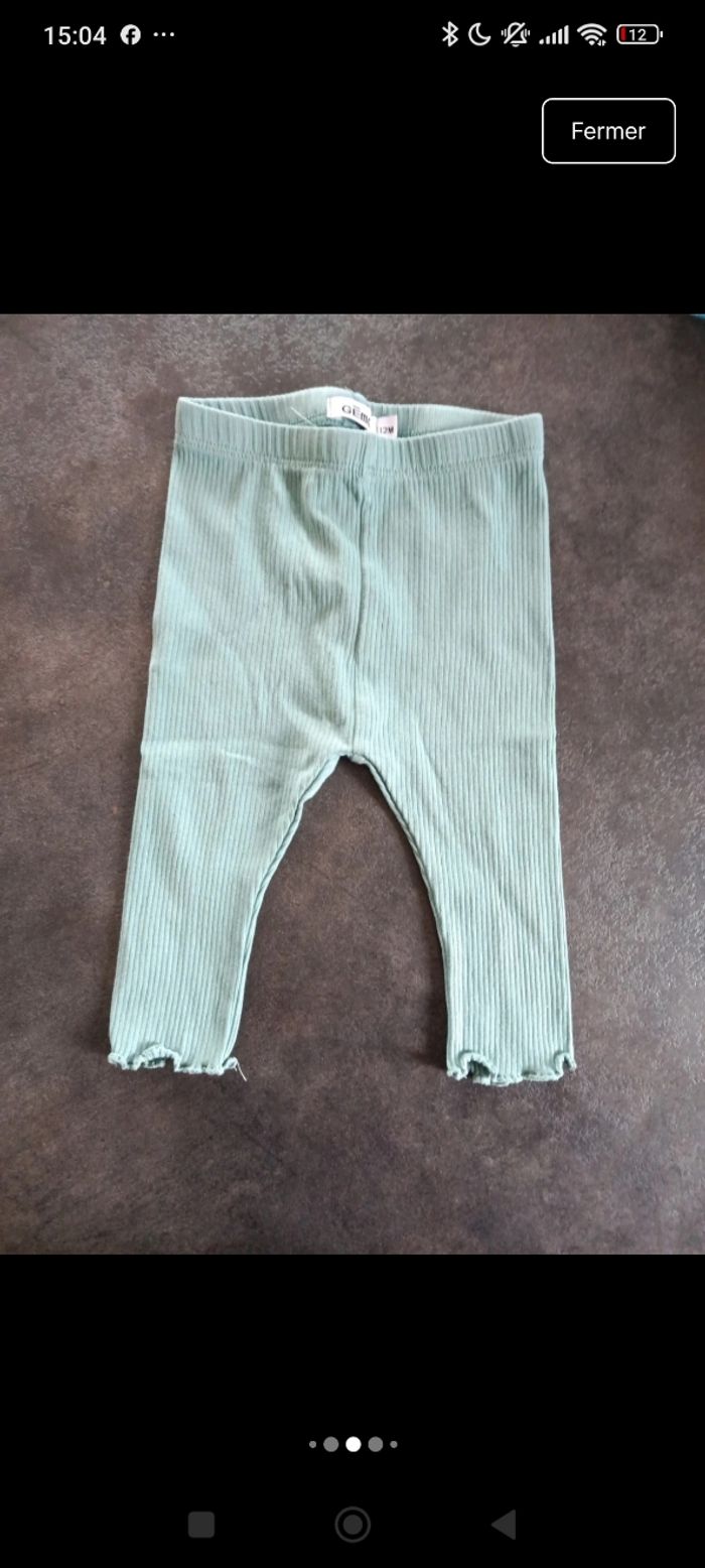 Lot de 9 bas/leggings 12 mois - photo numéro 7