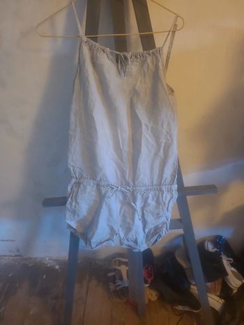 Combi short à bretelles