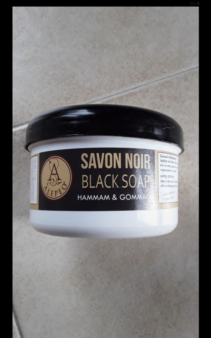 Gommage au savon noir Cosmos natural 250g neuf