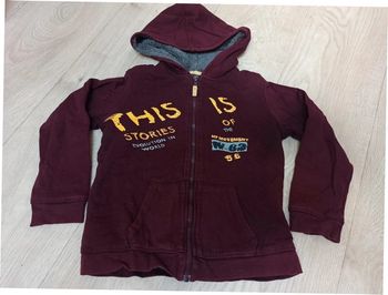 Sweat zippé doublé 12 ans u collection