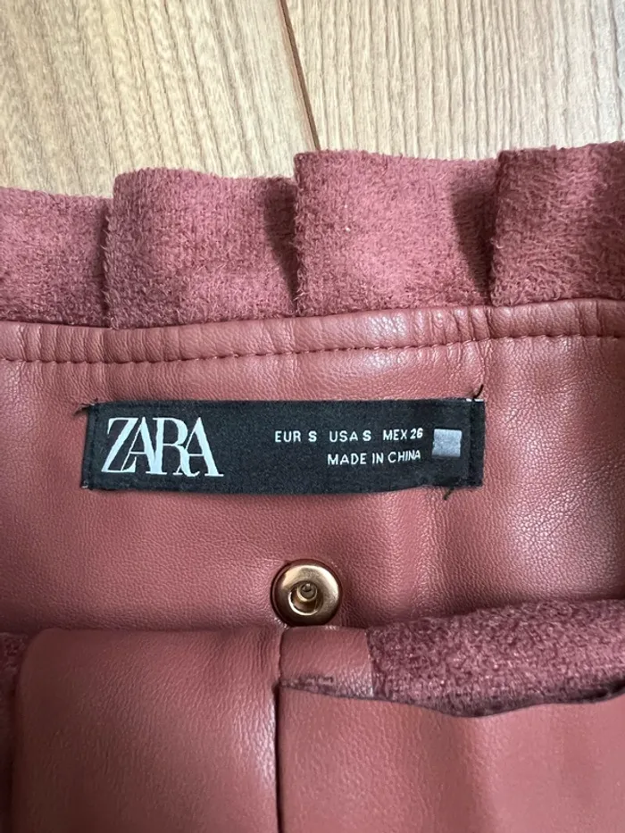 Jupe cuir femme Zara - photo numéro 5