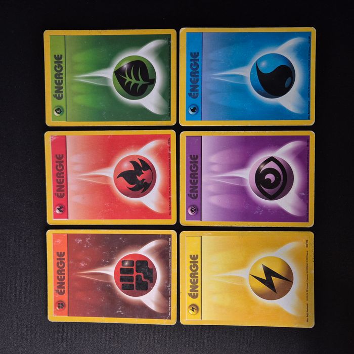 Cartes Pokemon : Lot d'énergie - Set de Base