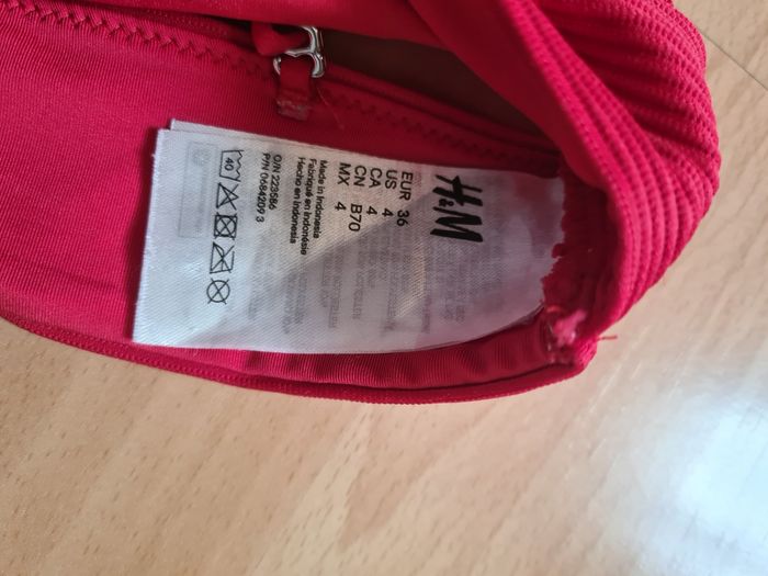 Brassière rouge H&M / Taille 36 - photo numéro 3