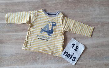 Maillot t-shirt 12mois garçon Obaïbi