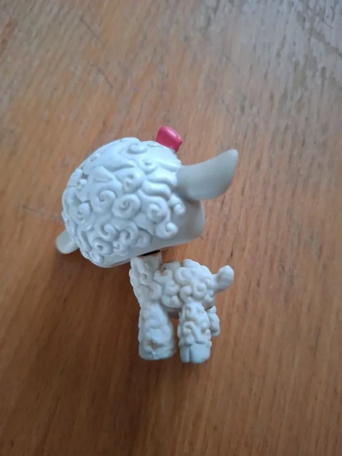 Petshop mouton Authentic Littlest Pet Shop #879 Sheep Lamb / Original Hasbro LPS - photo numéro 2