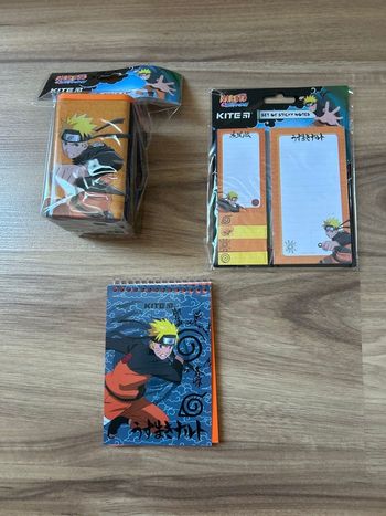 Lot de Papeteries Enfants Neufs Naruto 