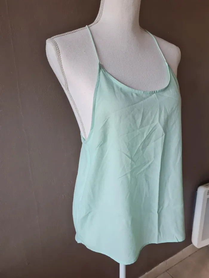 Top H&M vert d'eau