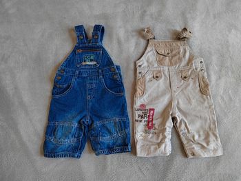 Lot 2 salopettes 3 mois