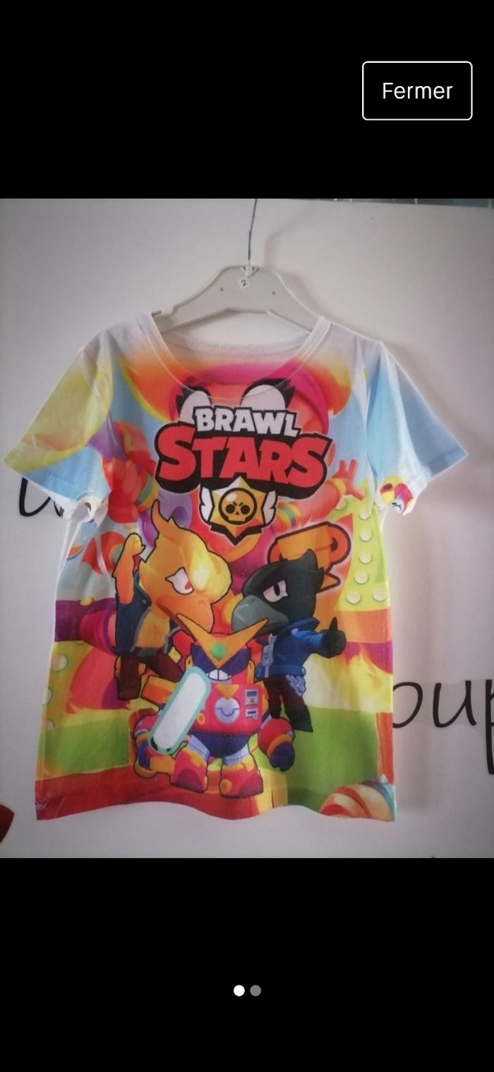 Tee shirt brawl stars 6 ans
